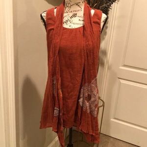 Blu Pepper rust tunic/dress. Small